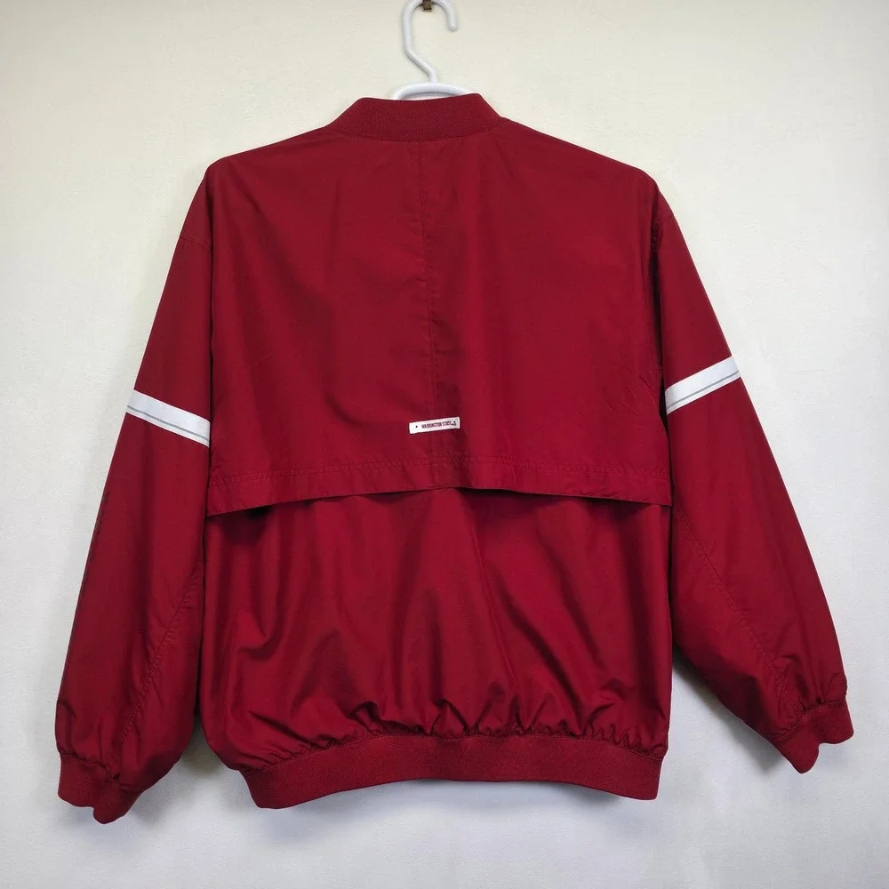 WSU Washington Cougars Nike Team Half Zip Pullover Windbreaker Jacket Men L Golf